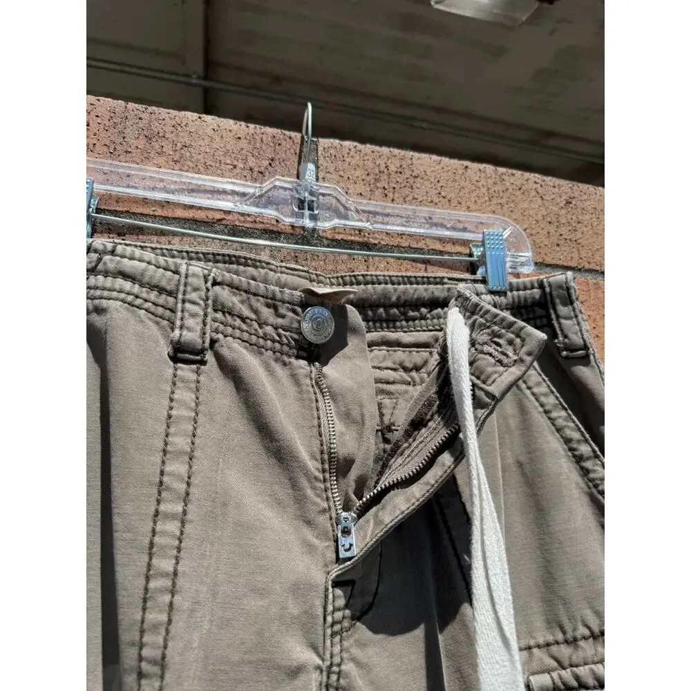 Y2K True Religion Vintage Olive Green Khaki Anthony Cargo Pants Ricky Super T